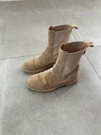 Suede beige laarsjes maat 39 Manfield, Ophalen of Verzenden, Zo goed als nieuw, Beige