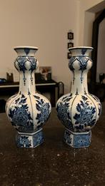 Delfts Blauw Set knobbelvazen n/Delft dec 532, Ophalen of Verzenden