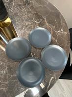 Set van 4 Grijze Borden - Gastro Organic Stoneware, Ophalen of Verzenden, Zo goed als nieuw, Bord(en), Effen