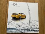 Saab 93 Cabriolet autofolder 2009 brochure 9 3 9-3, Ophalen of Verzenden, Zo goed als nieuw, Overige merken
