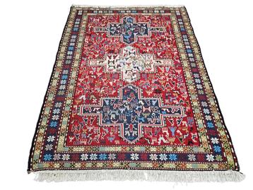 Handgeknoopt Perzisch wol Kelim tapijt Soumak 112x150cm beschikbaar voor biedingen