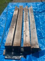 4 douglas balken 15x15 cm / 230 cm lang, Ophalen, Zo goed als nieuw, 250 cm of meer, Balken