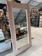 Grote spiegel met steigerhouten omlijsting - 107x207cm, Huis en Inrichting, Woonaccessoires | Spiegels, Ophalen, 200 cm of meer