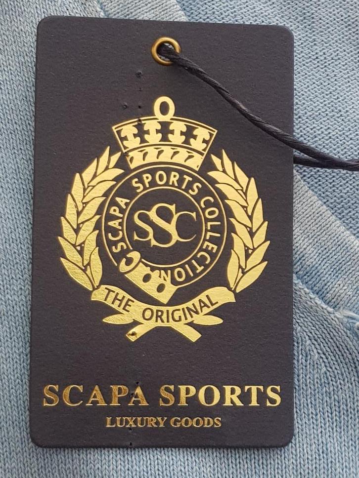 SCAPA Sport Trui met Blauwe kleur maat L, Kleding | Heren, Truien en Vesten, Nieuw, Maat 52/54 (L), Blauw, Verzenden