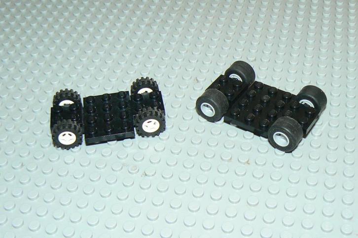 L1268 Auto onderstellen met wielen 2 st., Kinderen en Baby's, Speelgoed | Duplo en Lego, Gebruikt, Lego, Losse stenen, Ophalen of Verzenden