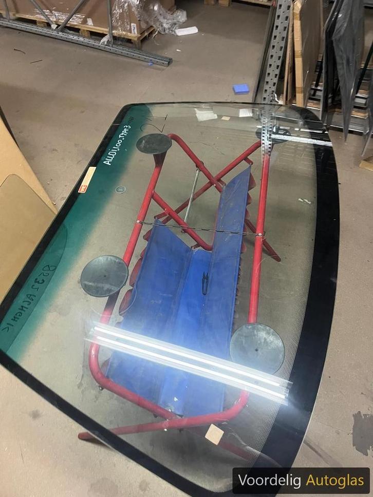 AUDI 100 / 200 87 - 91 VOORRUIT GROEN/GROEN (RONDE SPIEGELST, Auto-onderdelen, Ruiten en Toebehoren, Audi, Nieuw, Ophalen of Verzenden