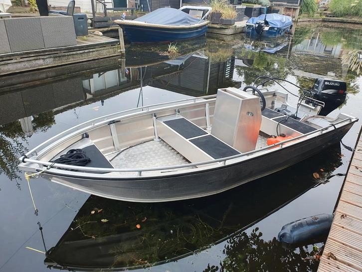 Qwest Console Boot met 9.9 pk Suzuki - Mooie Set!, Watersport en Boten, Motorboten en Motorjachten, Ophalen