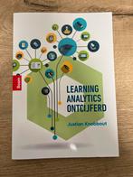 Learning Analytics Ontcijferd - Justian Knobbout, Ophalen of Verzenden, Zo goed als nieuw, HBO