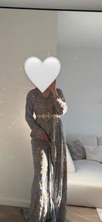 Marokkaanse takshita/lebsa blauwgrijs met kralen, Kleding | Dames, Gelegenheidskleding, Ophalen of Verzenden, Gedragen