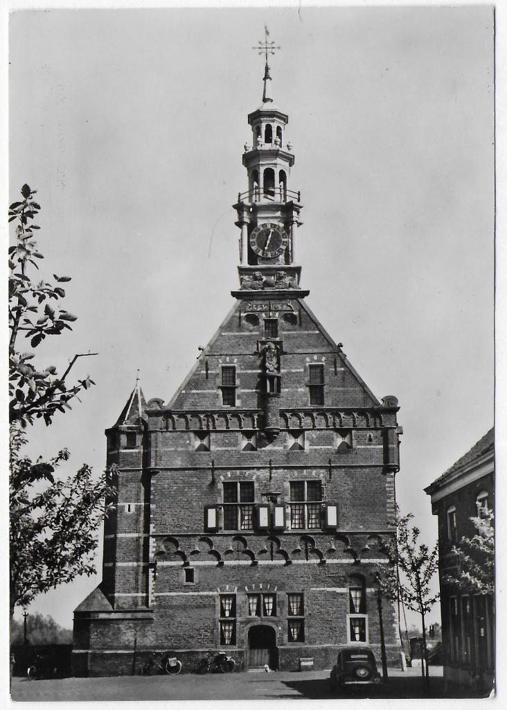 Hoorn Hoofdtoren Ongelopen Ansichtkaart (B4220 ), Ophalen of Verzenden, 1960 tot 1980, Ongelopen, Noord-Holland