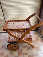 Houten serveerwagen / trolley, Ophalen