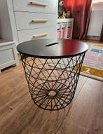 IKEA KVISTBRO Opbergtafel bijzettafel , zwart, 44 cm, Huis en Inrichting, Tafels | Bijzettafels, Ophalen, Minder dan 45 cm, Minder dan 55 cm