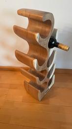 Houten Wijnrek - 8 flessen, Ophalen, Zo goed als nieuw, Hout, 5 tot 15 flessen