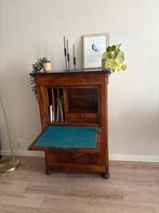 Antiek bureau/dressoir met marmeren blad en geheime la, Antiek en Kunst, Antiek | Meubels | Kasten, Ophalen