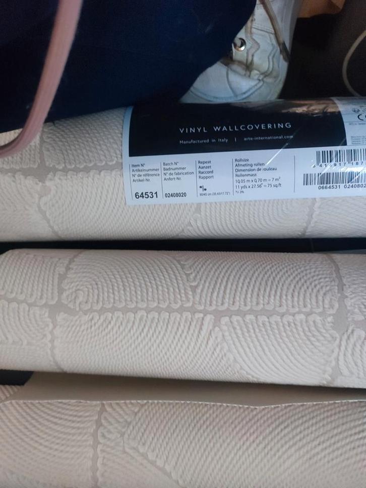 1 rol Arte Manila Atlas 64531 behang, Huis en Inrichting, Stoffering | Behang, Beige, minder dan 10 m², Ophalen of Verzenden