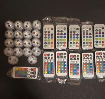 Led lampjes met afstandsbediening  beschikbaar voor biedingen
