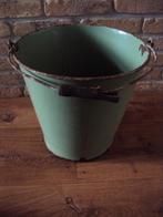 Emaille emmer groen, Ophalen of Verzenden