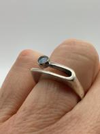 A908 Prachtige zilveren opaal ring (verstelbaar), Sieraden, Tassen en Uiterlijk, Antieke sieraden, Ophalen of Verzenden, Zilver