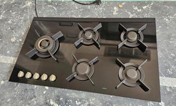 NIEUWE ATAG Gas op Glas Kookplaat -  HG9571MBA beschikbaar voor biedingen