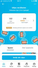 AH uitjes zegels 112 volle spaarkaarten, Verzamelen, Supermarktacties, Albert Heijn, Ophalen of Verzenden