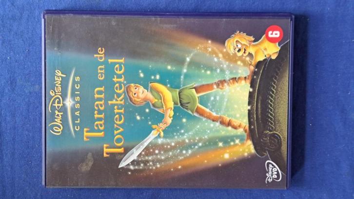 Taran en de Toverketel "Walt Disney", Cd's en Dvd's, Dvd's | Tekenfilms en Animatie, Zo goed als nieuw, Amerikaans, Alle leeftijden