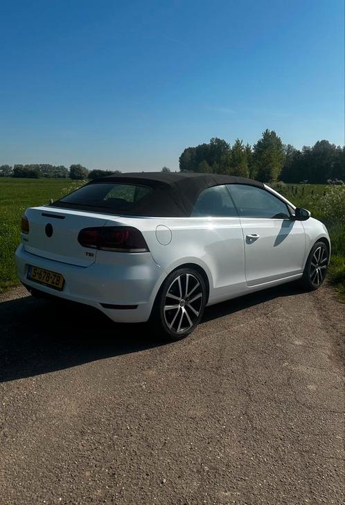 Volkswagen Golf 1.4 TSI 118KW Cabrio 2011 Wit, Auto's, Volkswagen, Particulier, Golf, Achteruitrijcamera, Airbags, Airconditioning