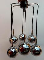 Vintage Cascade Lamp uit de jaren 70 - Chroom, Ophalen of Verzenden, Gebruikt, Space age vintage modern
