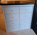 Ikea Kallax bureau/ 2 kasten + inzet stukken, Ophalen, 70 tot 120 cm, Zo goed als nieuw, 120 tot 170 cm