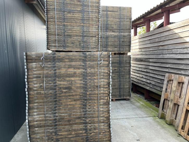 STEENSCHOTTEN HOUT 60x140 SUPER KWALITEIT (circa 5cm dik), Tuin en Terras, Tegels en Klinkers, Overige typen, Hout, 10 m² of meer