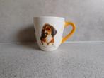 Mok 9x8 cm. Puppy Basset Francien van Westering, Ophalen of Verzenden, Zo goed als nieuw, Overige stijlen, Kop(pen) en/of Schotel(s)