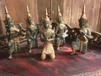 Thaise Muzikanten Bronzen Beelden, Ophalen of Verzenden