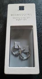 Oorringen keltisch bewerkt sterling zilver NIEUW, Nieuw, Ophalen of Verzenden, Knopjes of Stekers, Zilver