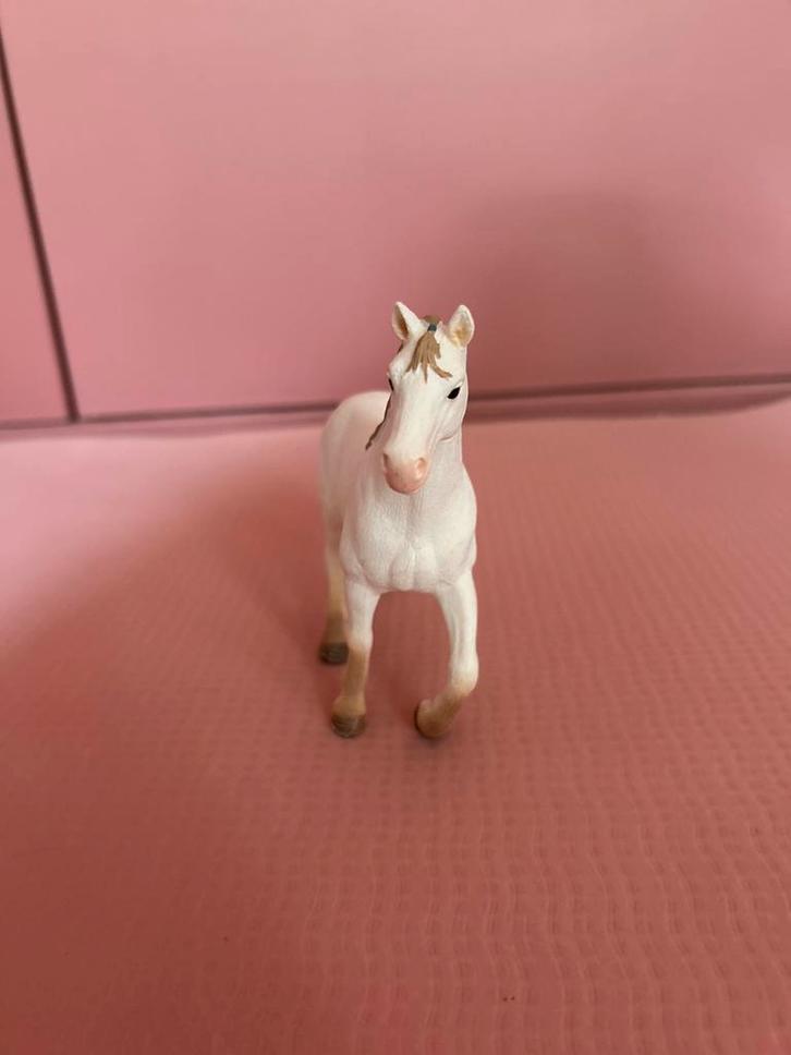 Schleich Engelse volbloed merrie (adventkalender 2018) 97780, Verzamelen, Dierenverzamelingen, Zo goed als nieuw, Beeldje of Figuurtje