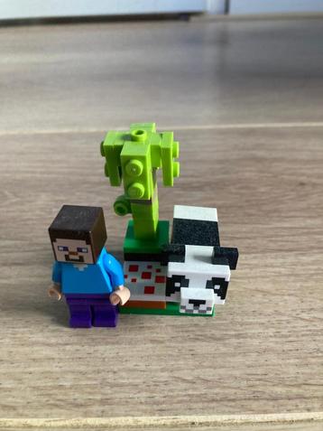 LEGO Minecraft 30672 Steve en Babypanda beschikbaar voor biedingen