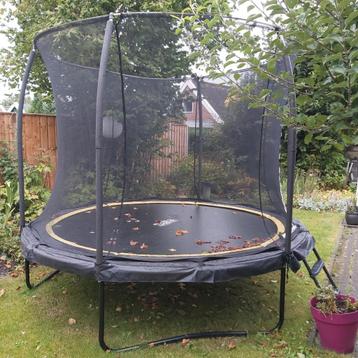 Salta trampoline rond 305 met net en trapje beschikbaar voor biedingen