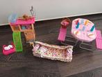 Barbie hondentrimsalon en picknickset, Ophalen of Verzenden, Zo goed als nieuw, Barbie