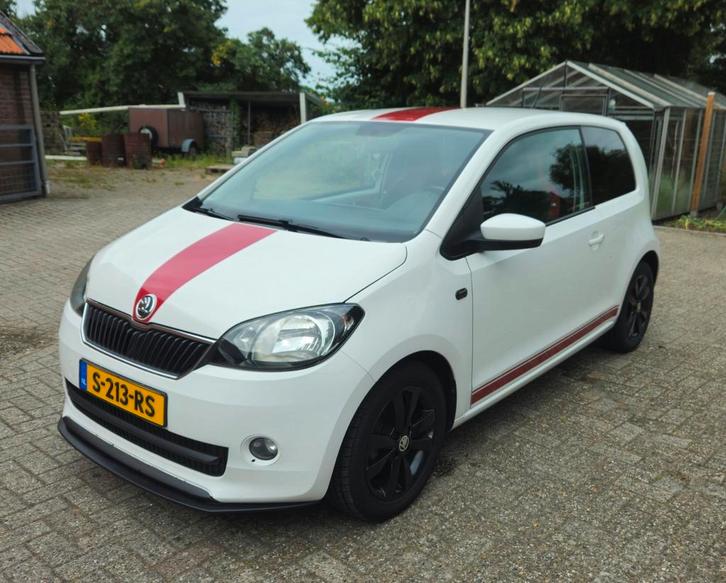 Skoda Citigo 1.0 T 55KW 5D 2014 Wit, Auto's, Skoda, Particulier, Citigo, Benzine, Hatchback, Handgeschakeld, Geïmporteerd, Wit