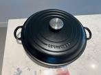 Le Creuset Campagnard 30 cm  3,5 liter heel erg goed, Huis en Inrichting, Gietijzer, Ophalen of Verzenden, Zo goed als nieuw, Keramische plaat