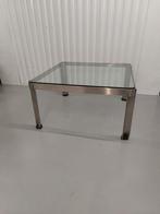 jaren 70 salontafel T113 Tecno, Huis en Inrichting, Tafels | Salontafels, Ophalen, Gebruikt, 50 tot 100 cm, Vierkant