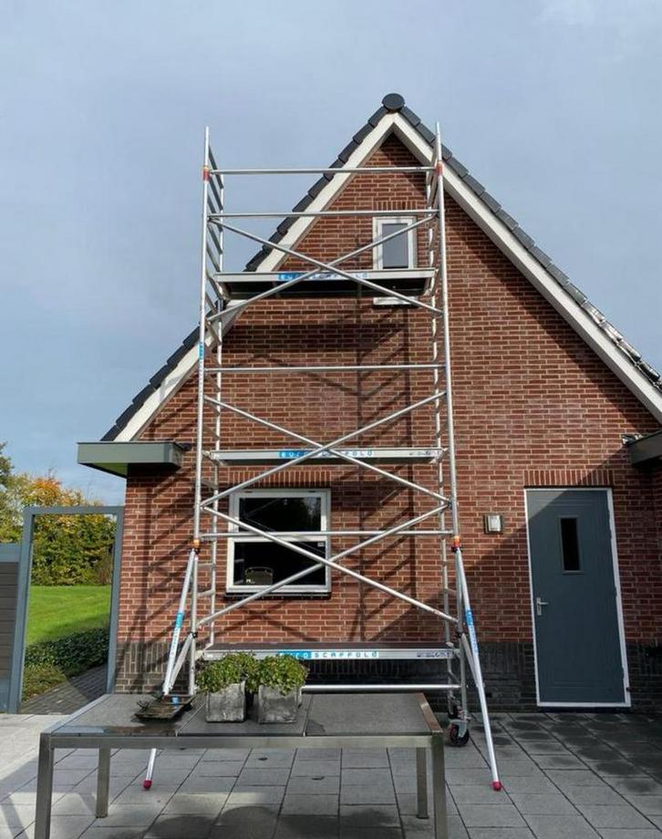 Rolsteiger te huur of te koop!, Doe-het-zelf en Verbouw, Steigers, Zo goed als nieuw, Rolsteiger of Kamersteiger, 5 meter of hoger