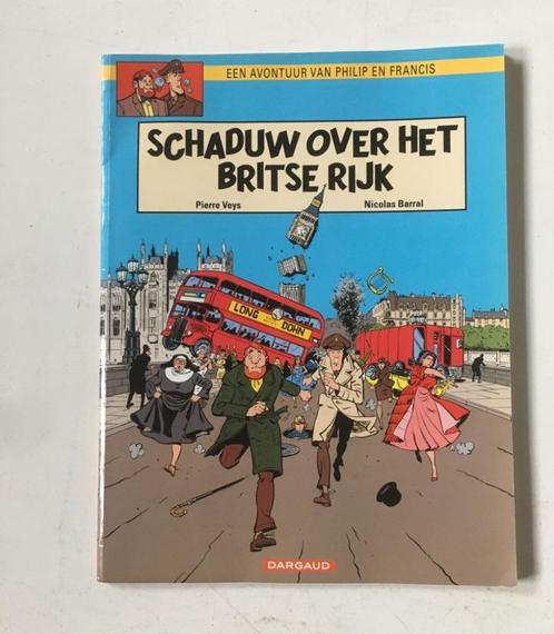 Strip Philip en Francis - Schaduw over het Britse Rijk, Boeken, Stripboeken, Gelezen, Eén stripboek, Ophalen of Verzenden