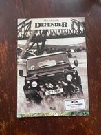 Land Rover Defender 90 - 110 - 130 brochure, Boeken, Ophalen of Verzenden, Zo goed als nieuw, Overige merken