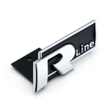 Volkswagen R-Line grill logo - voor VW model tot 2018 beschikbaar voor biedingen
