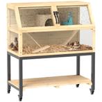 PawHut hamsterkooi op wieltjes (D51-443V00ND, Dieren en Toebehoren, Ophalen, Zo goed als nieuw, Metaal, Vogelkooi