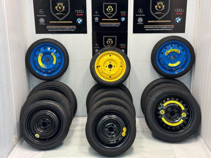 Reservewielen autobanden diverse merken zie omschrijving, Auto-onderdelen, Banden en Velgen, Band(en), Winterbanden, 15 inch, Personenwagen