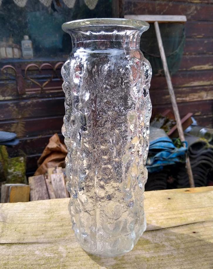 Glazen Vaas ontwerper Vladislav Urban / Libochovice 1969, Antiek en Kunst, Antiek | Glas en Kristal, Ophalen of Verzenden