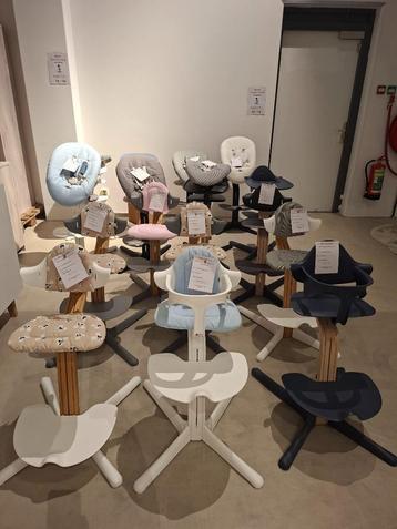 Diverse Stokke Nomi eetstoelen beschikbaar voor biedingen