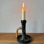 Antieke Vlaams Aardewerken Kandelaar Blaker, Keramiek Kleur, Ophalen of Verzenden, Keramiek of Aardewerk