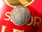 Engeland UK threepence 1899, Zilver, Ophalen of Verzenden, Losse munt, Overige landen