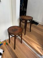 Vintage thonet krukken, houten krukjes, antiek vintage, Ophalen, Gebruikt, Hout